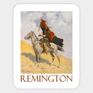 The Blanket Signal (1896) by Frederic Remington Sticker